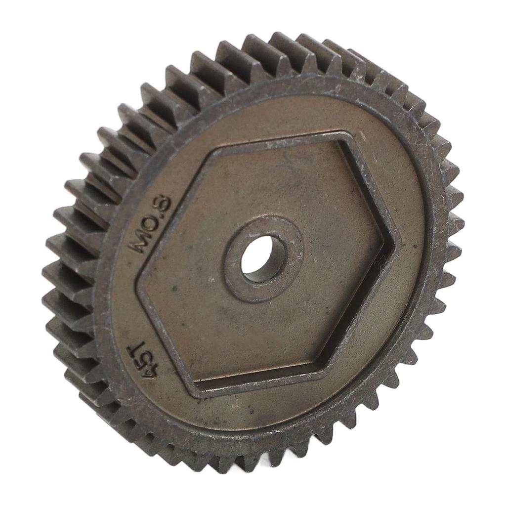 RC Spur Gear 45T M0.8 8053 High Performance Steel Spur Gear Replacement for 1/10 Scale RC Crawler