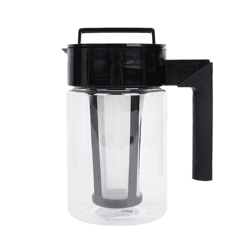 Silicone Handle Cold Brew Coffee Maker Filter Iced Tea Pitcher Durable Coffee Pots  Home