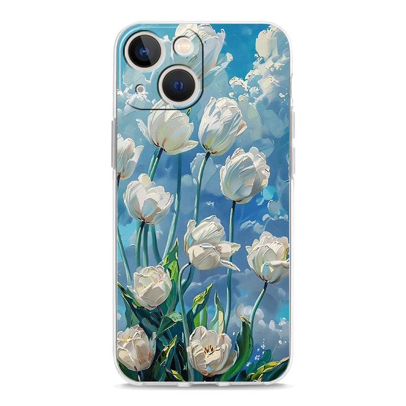 Чехол для телефона iPhone 17 Чехлы iPhone Air 16 15 12 13 14 Pro Max 15 Plus 16Pro iPhone11 Чехол Садовая Краска Искусство Винсент Ван Гог