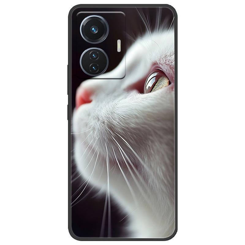 Для vivo T1 4G Y55 4G iQOO Z6 44 Вт V2153 Чехол Мраморный Мягкий Матовый Силиконовый Чехол на Заднюю Панель Для Vivo T1 44 Вт Полная Защита Чехол для Телефона