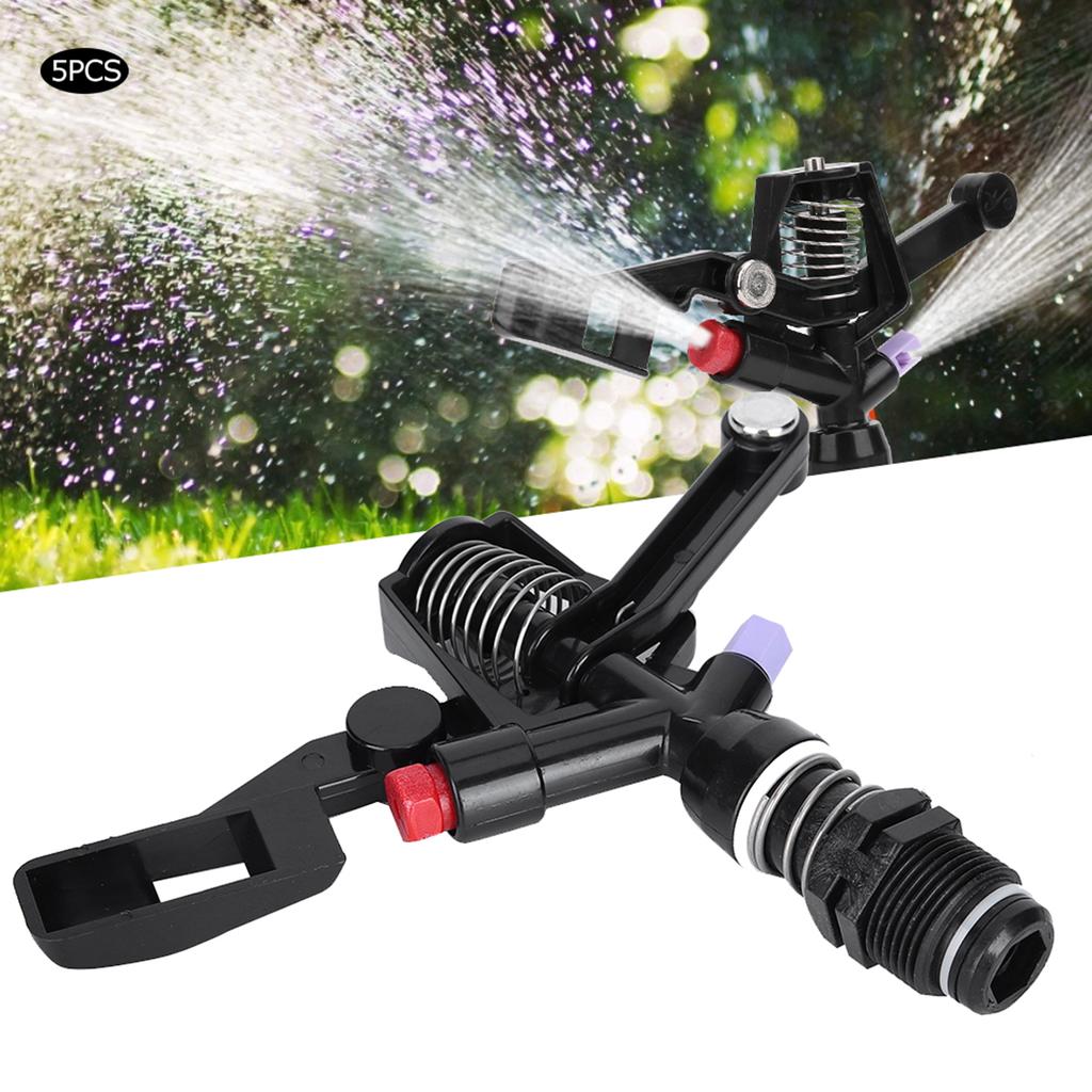 5 шт. вращающийся кулисный распылитель 3/4 дюйма DN20 наружная резьба для сельскохозяйственного орошения