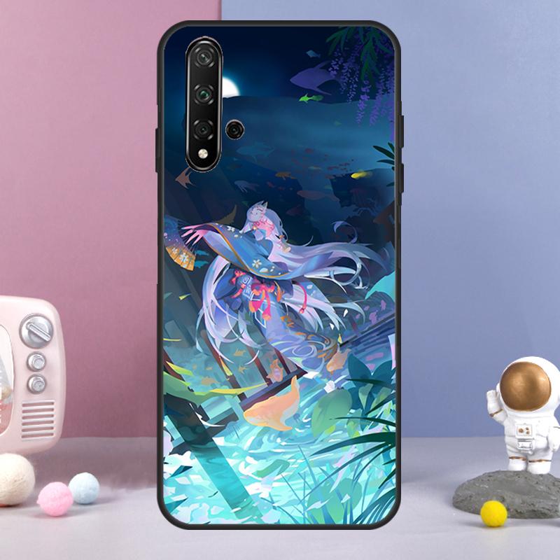 Genshin Impact Kamisato Ayaka For Huawei Nova 5T 9 10 SE 7i 8i 11i 12i Y73 Y90 Y70 Y72 Y61 Y91 Y60 P20 P30 P40 Lite Case
