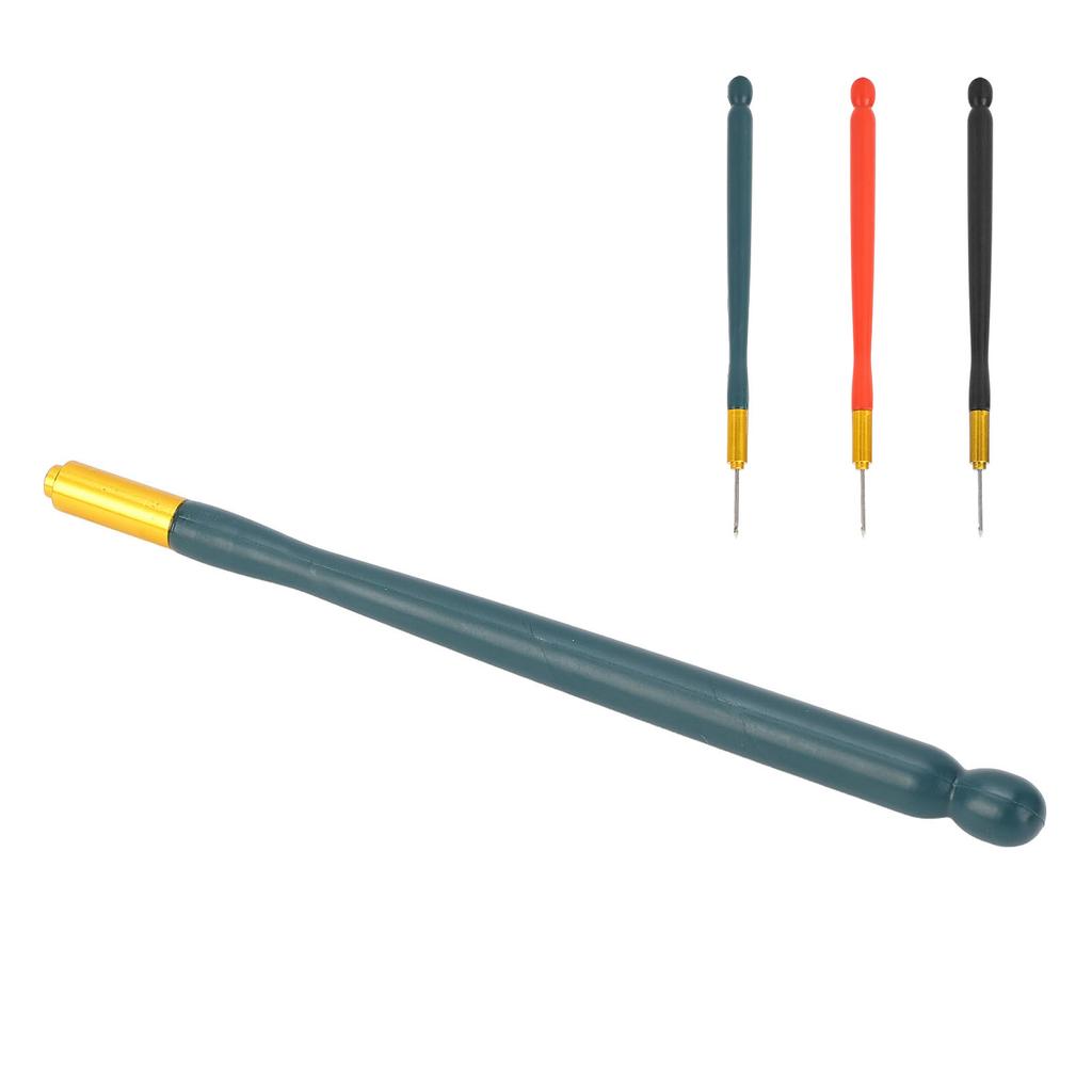 Крючок для вышивки крючком с пластиковой ручкой, многофункциональный инструмент для вышивки крючком и бисером