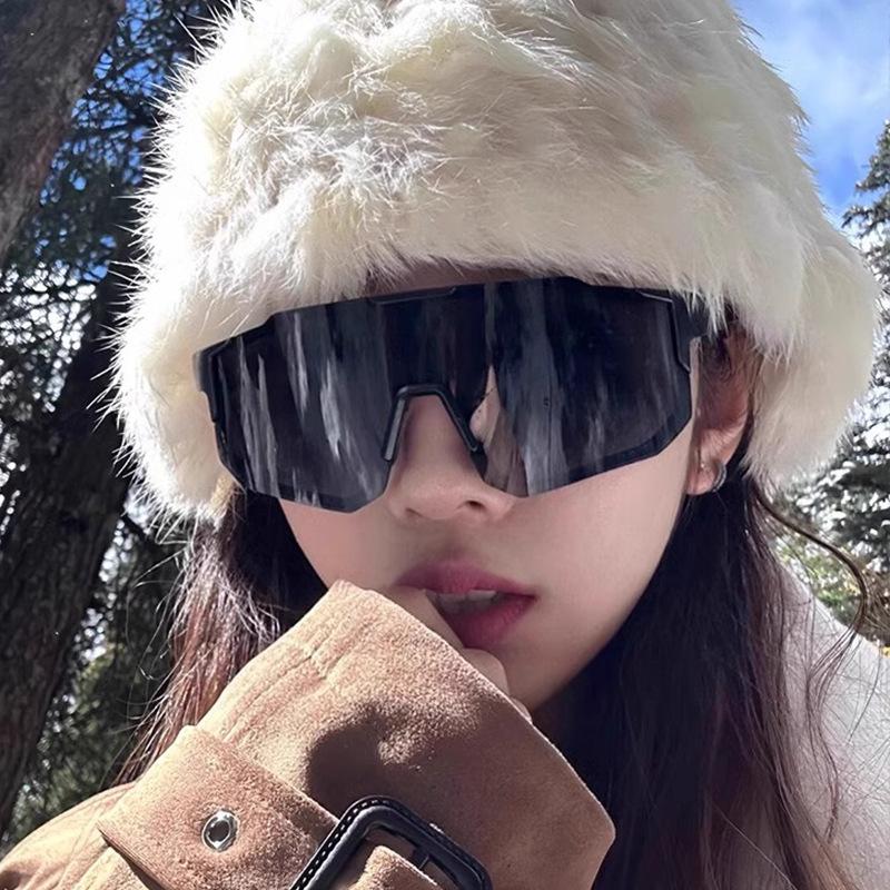 Женские спортивные солнцезащитные очки, модные очки для велоспорта, для мужчин, большая оправа, цельные зеркальные очки, очки для катания на лыжах и рыбалки