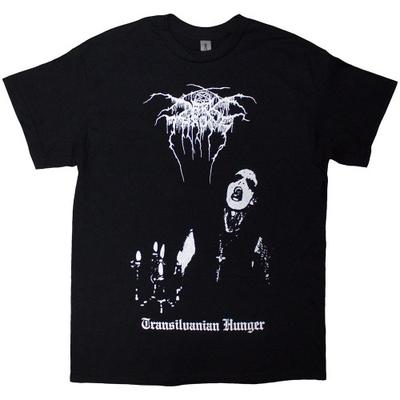 Унисекс Взрослая футболка Darkthrone с принтом Transilvanian Hunger на спине