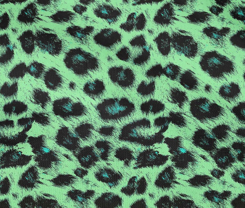 oneOone Cotton Flex Light Green Fabric Animal Skin Sewing Material Print Fabric By The Yard 40 Inch