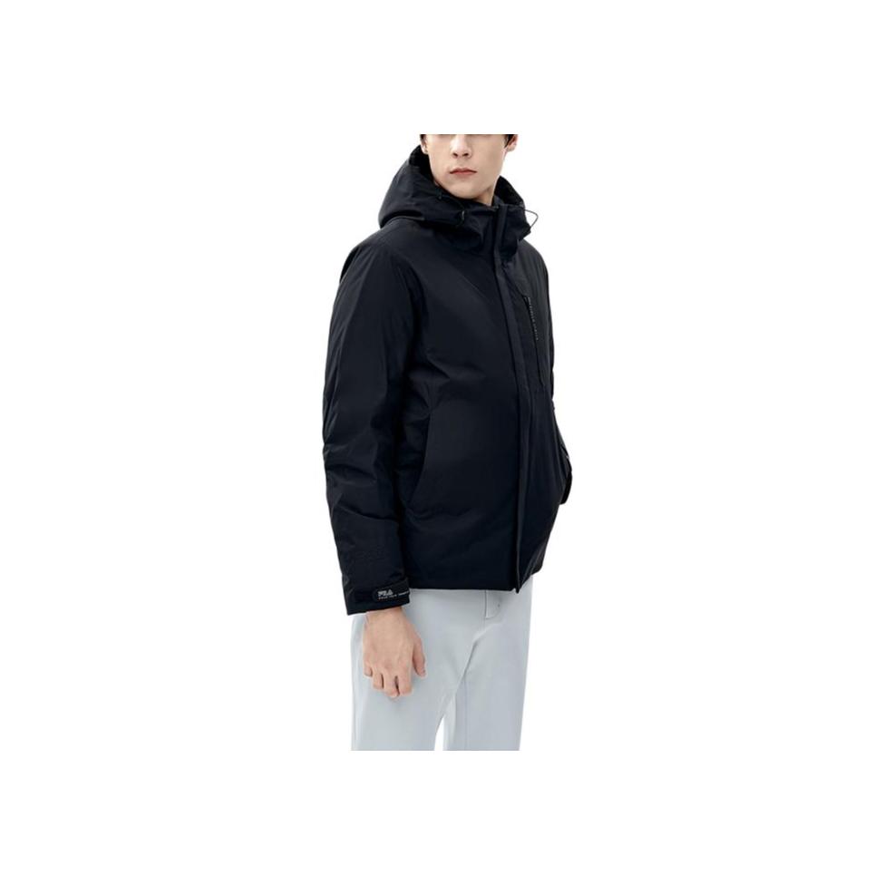New FILA Down Jacket Men's Jet Black F11M247903F-BK