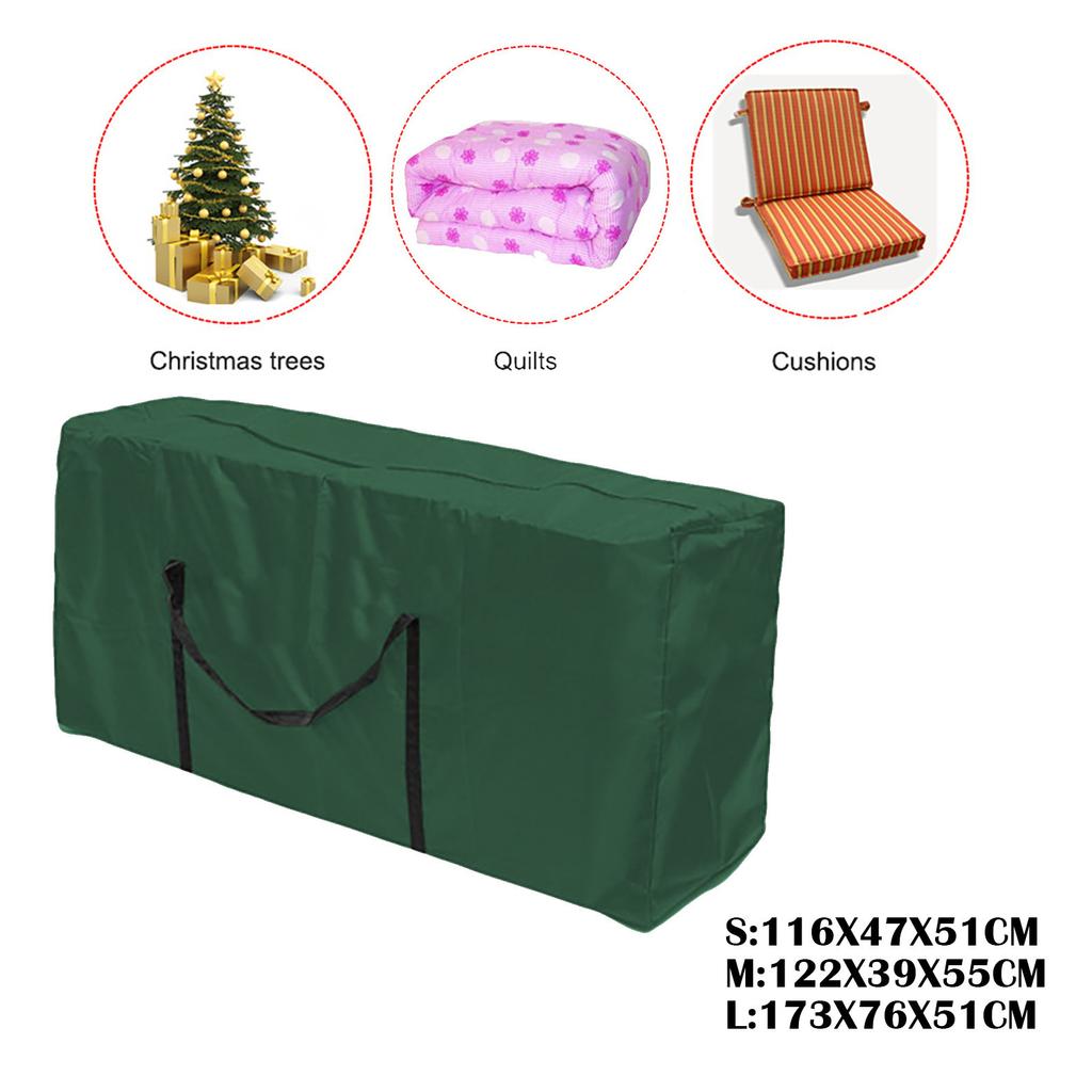 Large Lightweight Patio Furniture Seat Pads Storage Bag with Handle for Christ