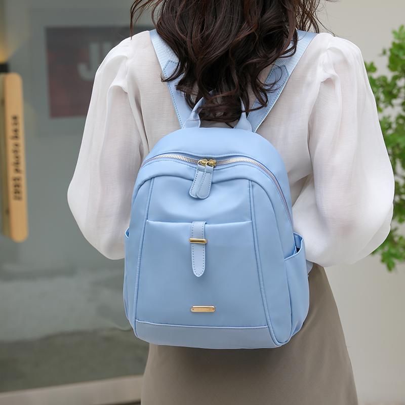 Рюкзак большой емкости, женский водостойкий нейлоновый тканевый дорожный рюкзак, школьная сумка для студентов