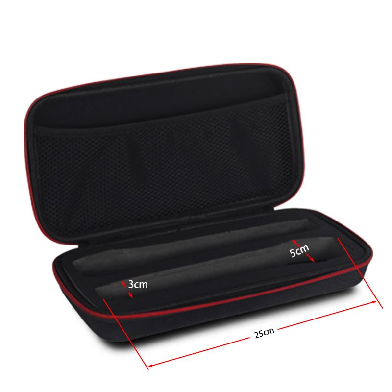 Hard EVA Microphone Storage Bag+Foam Mini Mic Hood Shockproof Large-capacity Carrying Case Bag for Travel Camping Business Trip