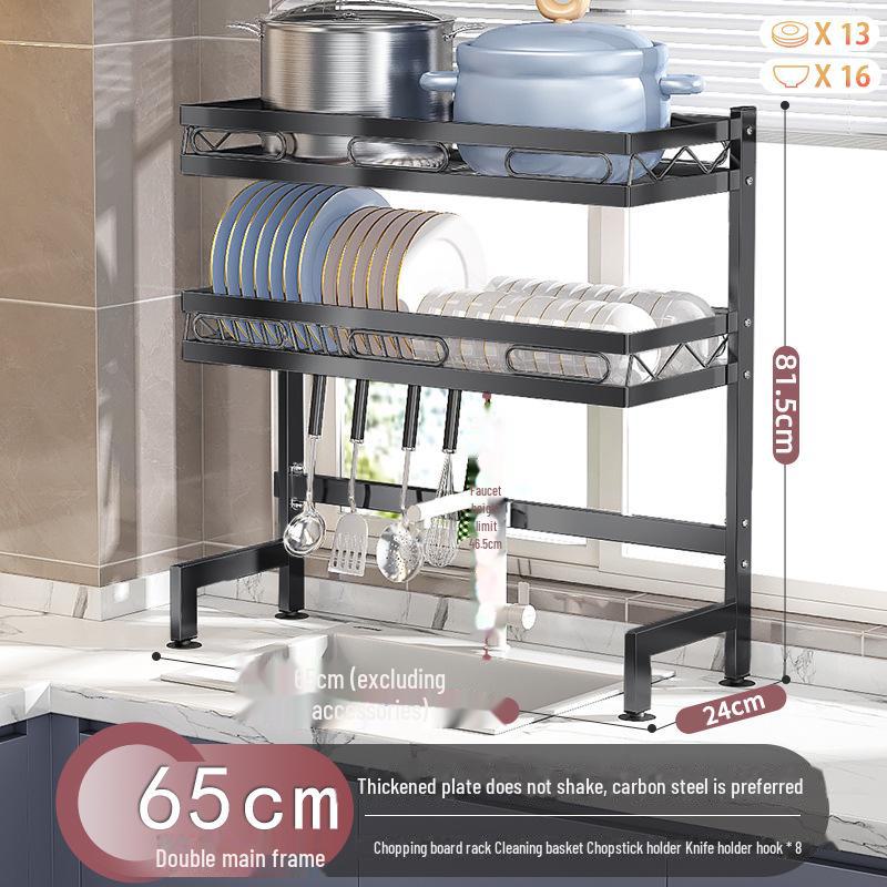 Многофункциональная кухонная мойка для хранения посуды и слива