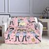 Ouran High School Host Club Anime Customized Blanket Plush Flannel Decoration Bed Home Throw Sofa Blanket Unisex Children Gifts
