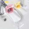 1 шт. Удлинитель для крана мультяшный ванная комната кухня силиконовый инструмент для мытья рук кролик дети брызгозащищенный