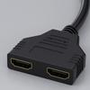4K Компьютерный Монитор HD Кабель HDMI Один Вход Два Выхода 30см HD 1080P HDMI Сплиттер Один Вход На Два Выхода Адаптер Кабель Совместимый с HDMI