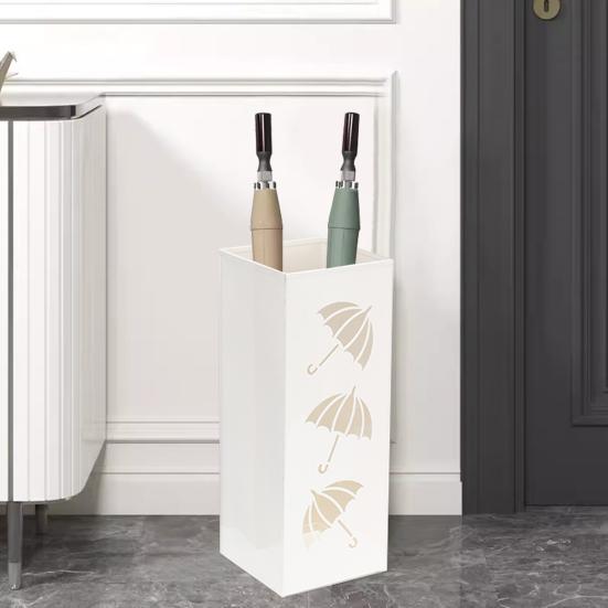 Подставка для зонта Yousheng, прочная, металлическая, отдельно стоящая, современная, для прихожей, домашнего офиса, складная, длинная, держатель для зонта, стойка-органайзер для сбора дождевой воды