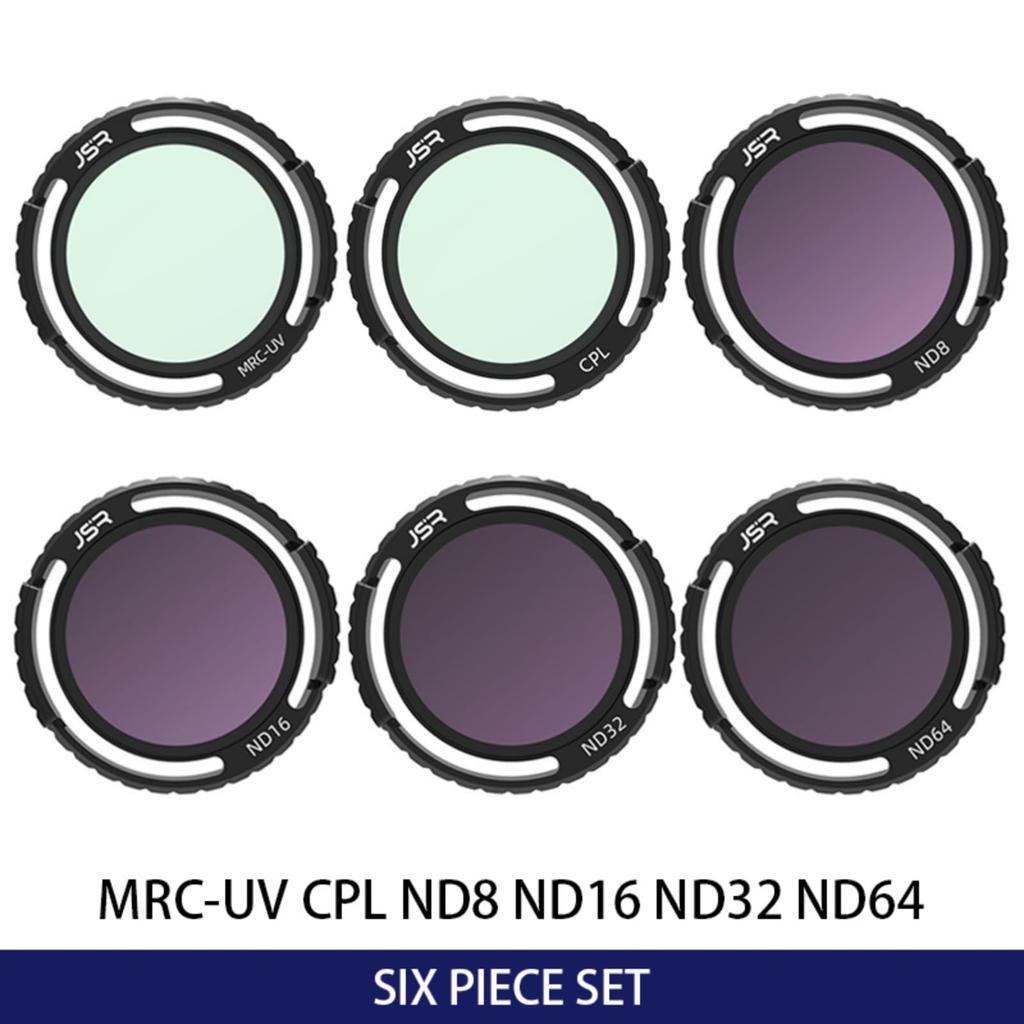 XBERSTAR Lens Filter for DJI Avata2 Lens Filter Set UV CPL ND8 ND16 ND32 ND64 Filter ND Scrim CPL Polarizer Camera Accessories CPL ND8 ND16 ND32 (UV