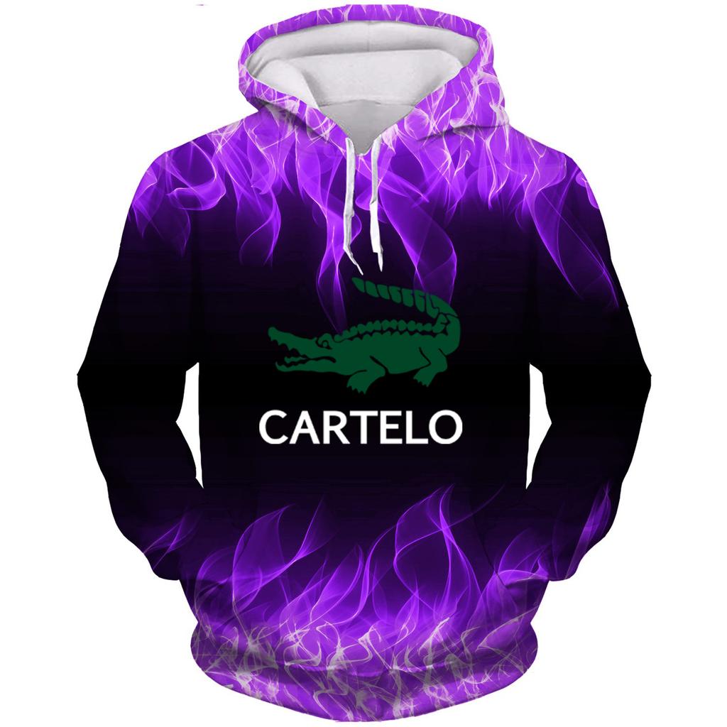 CARTELO Красочные осенние мужские толстовки с 3D принтом, женские куртки, весенние и осенние мужские толстовки с капюшоном, одежда в стиле хип-хоп