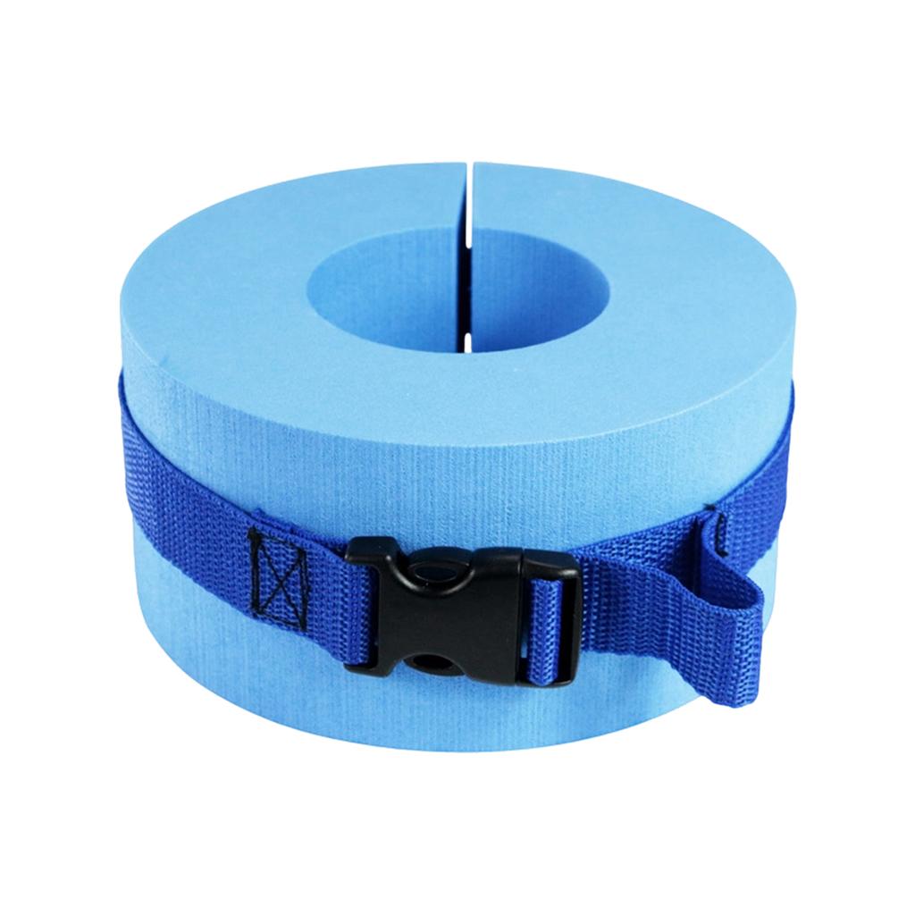 Portable Thick Foam Swim Arm Float Ring Adjustable Strap Swimming Floatation Device for Training Water Safety and Buoyancy Support