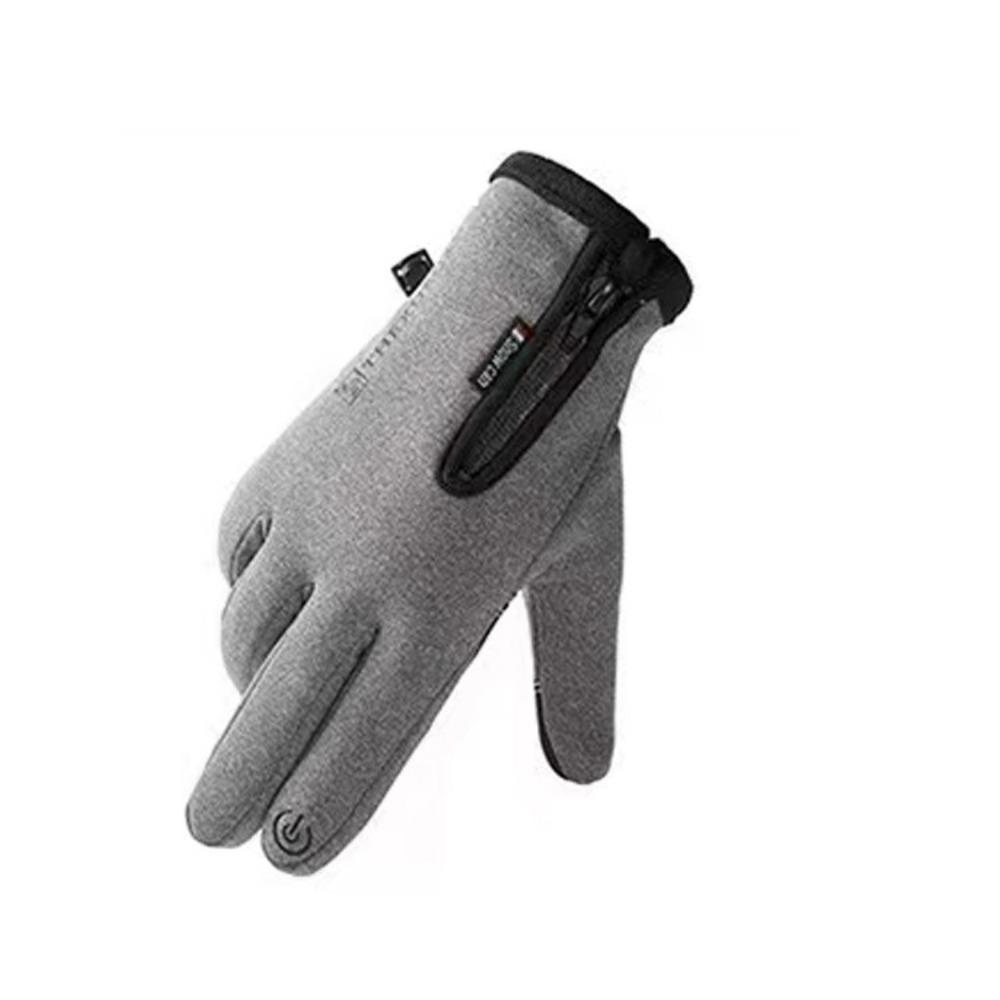 Уличные теплые водонепроницаемые перчатки зимние с открытыми пальцами