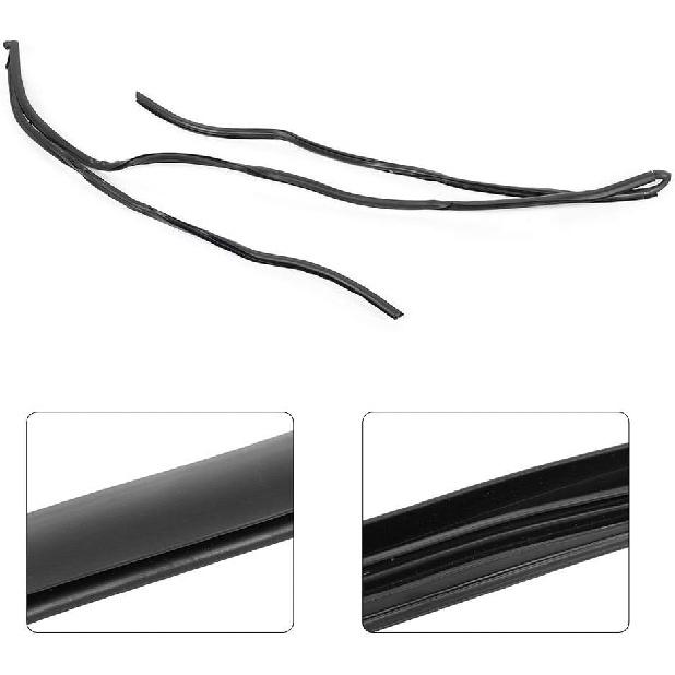 KIMISS Windshield Weatherstrip, Front Windshield Trim Seal Molding Weatherstrip Fit for 5 Series E39 528i 540i M5 51318159784