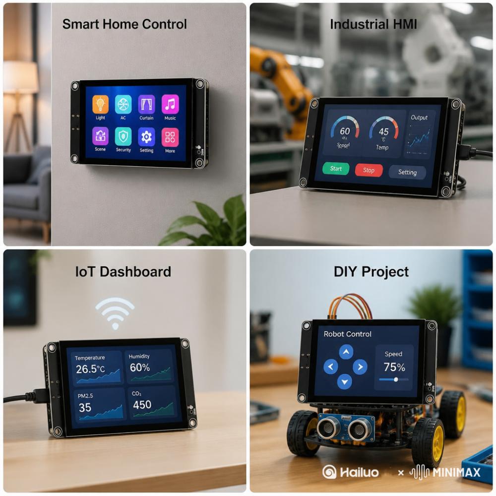 ESP32-S3 3,5-дюймовая WiFi Bluetooth плата разработки 320*480 интеллектуальный дисплей сенсорный экран ИИ Чат Вопросы и ответы Type C