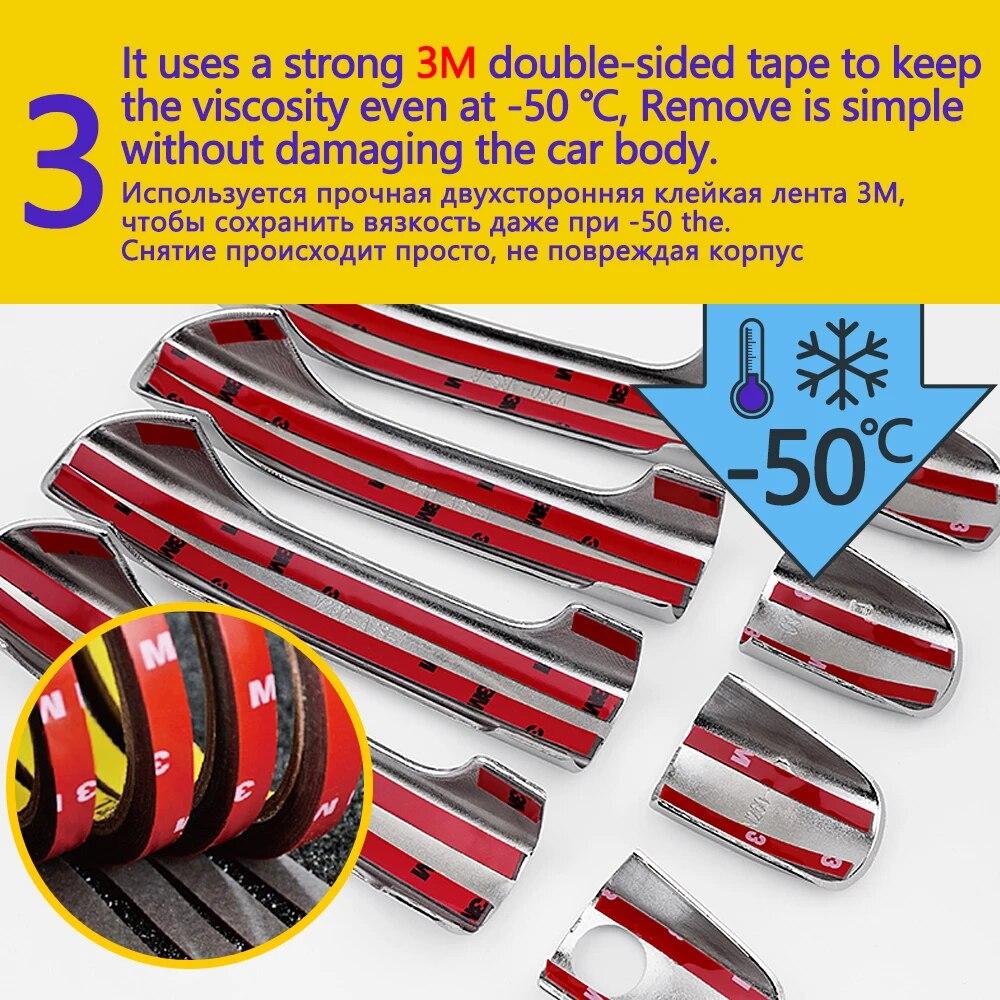 Chrome Handles Covers for Volkswagen VW Passat B5 B5.5 1996~2005 Accessories Stickers Car Styling 1997 1998 1999 2000 2001 2002