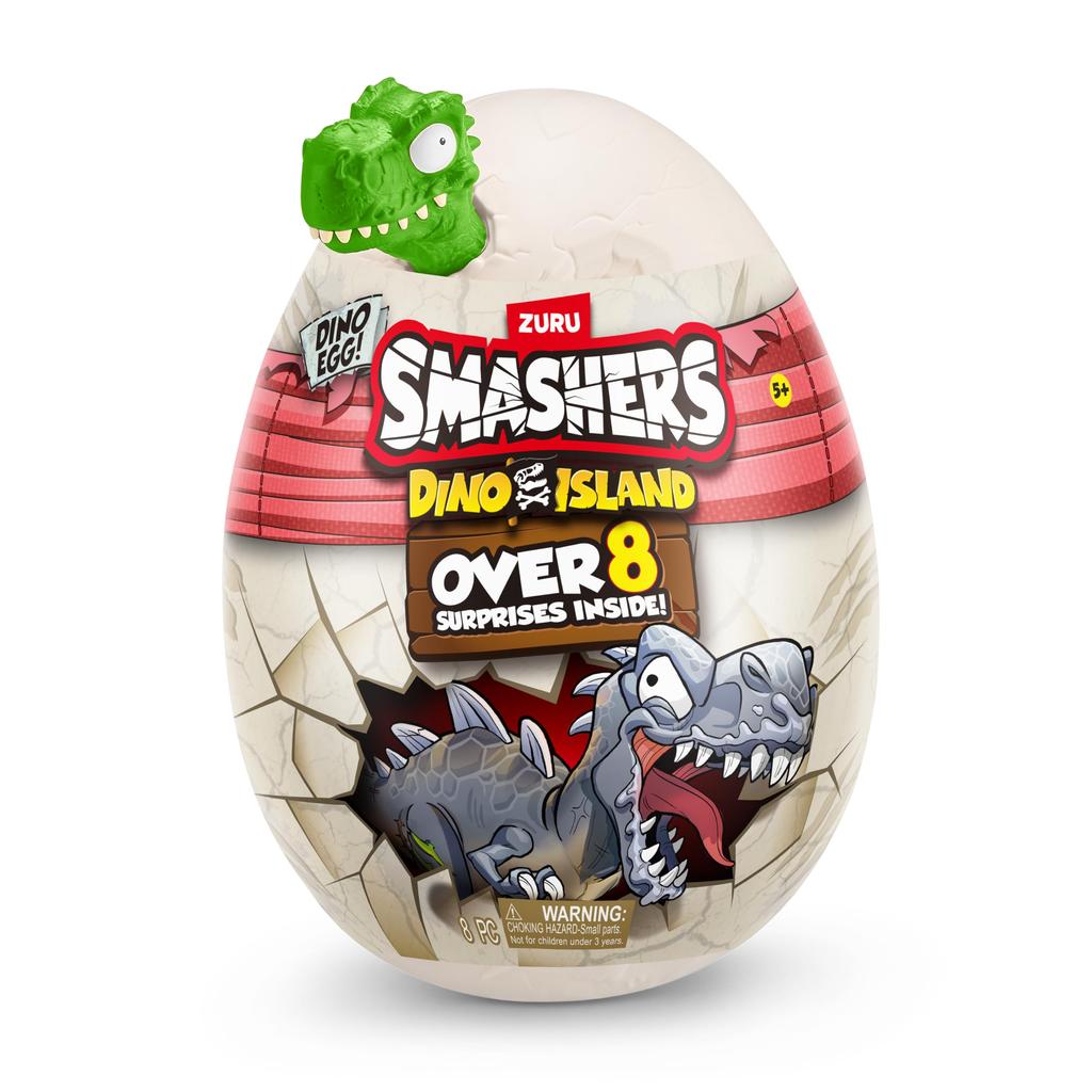 Smashers ZURU Dino Iceland Stegosaurus Dinosaur Slime Sand Surprise Toy Figure Gift for Boys and Girls