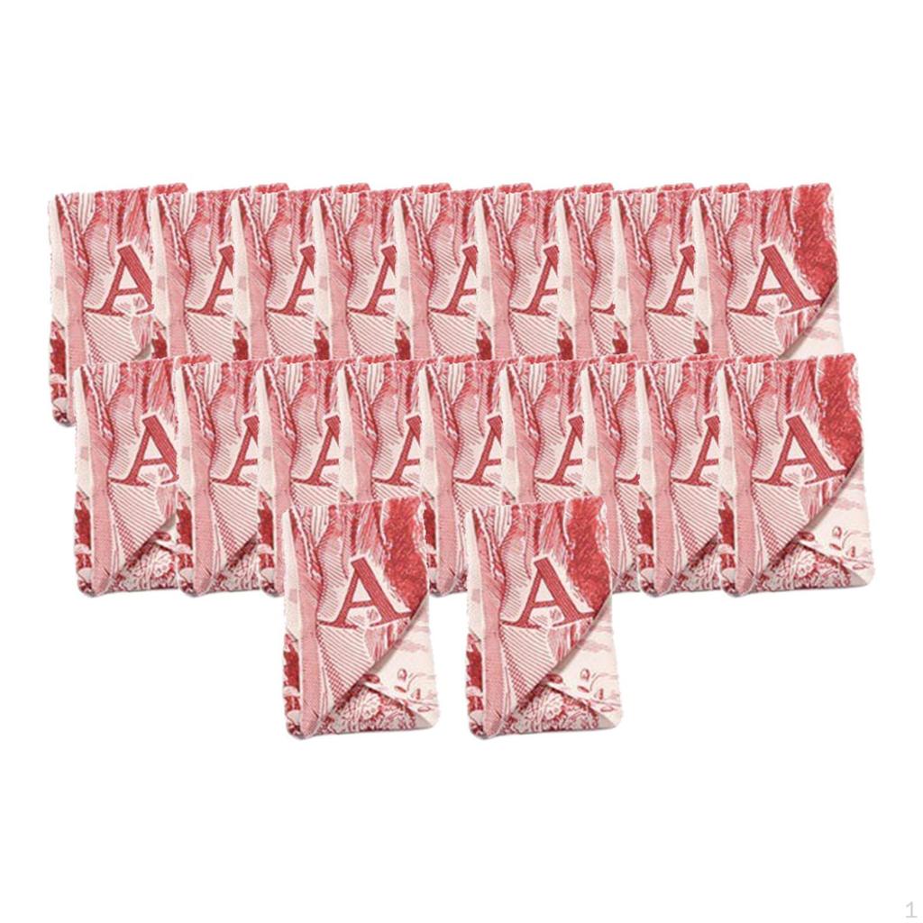 20Pcs Female Head Scarf Women Hair Neck Scarves Bag Decorative Fashion Gifts Letter Print for