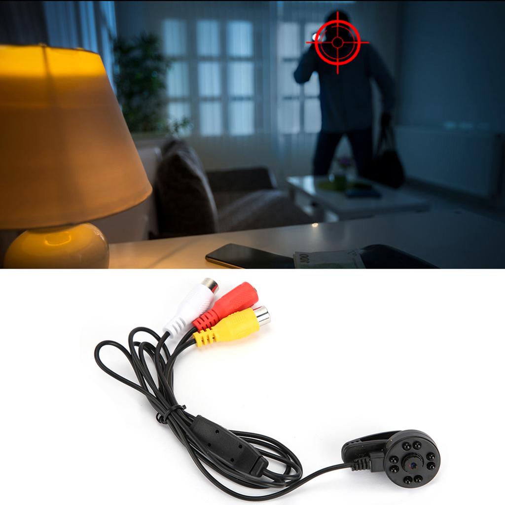 Security IR 8 Light Mini CCTV HD Camera Audio and Video Surveillance