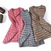Autumn and Winter Light Down Vest Mid-length Round Neck Hidden Buckle Slim-fit Fashion Slim