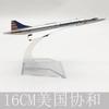 Air Planes Model 16cm Concorde France British American Airplane Model Aircraft Diecast Metal 1/400 Scale Toys Collection