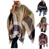 Women's Fashion Temperament Casual Light Luxury Plaid Fringe Sweater Coat