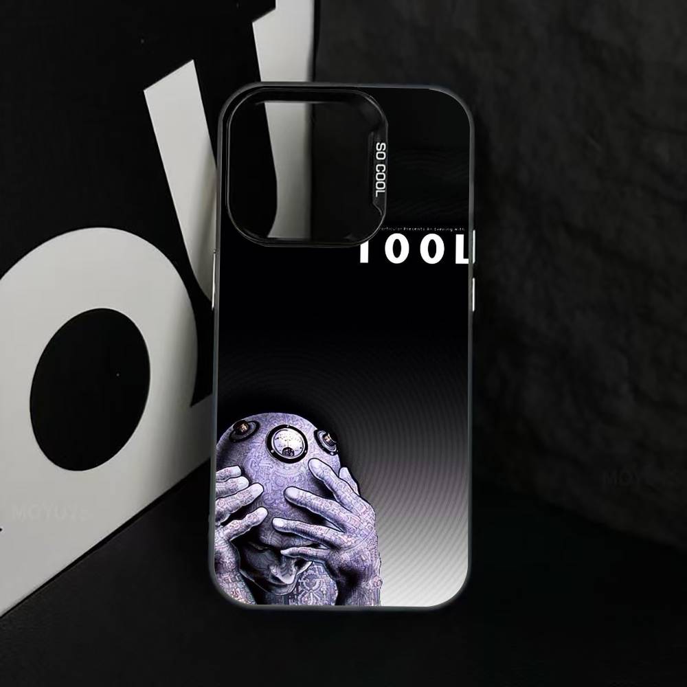 Музыкальный Т-инструмент B-Band R-Rock Чехол для телефона Для iPhone 17,16,15,14,13,12,11 Plus,Pro Max,XS,Красочный Серебряный Чехол для телефона Funda Cover