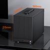 PCCOOLER CPS K101 Mini ITX PC Компактный Сетчатый Высокосетчатая Металлическая Панель Оснащен Тремя Опорами Блоки Питания SFX Ограничение Высоты ЦП 340 мм 68 мм Спереди
