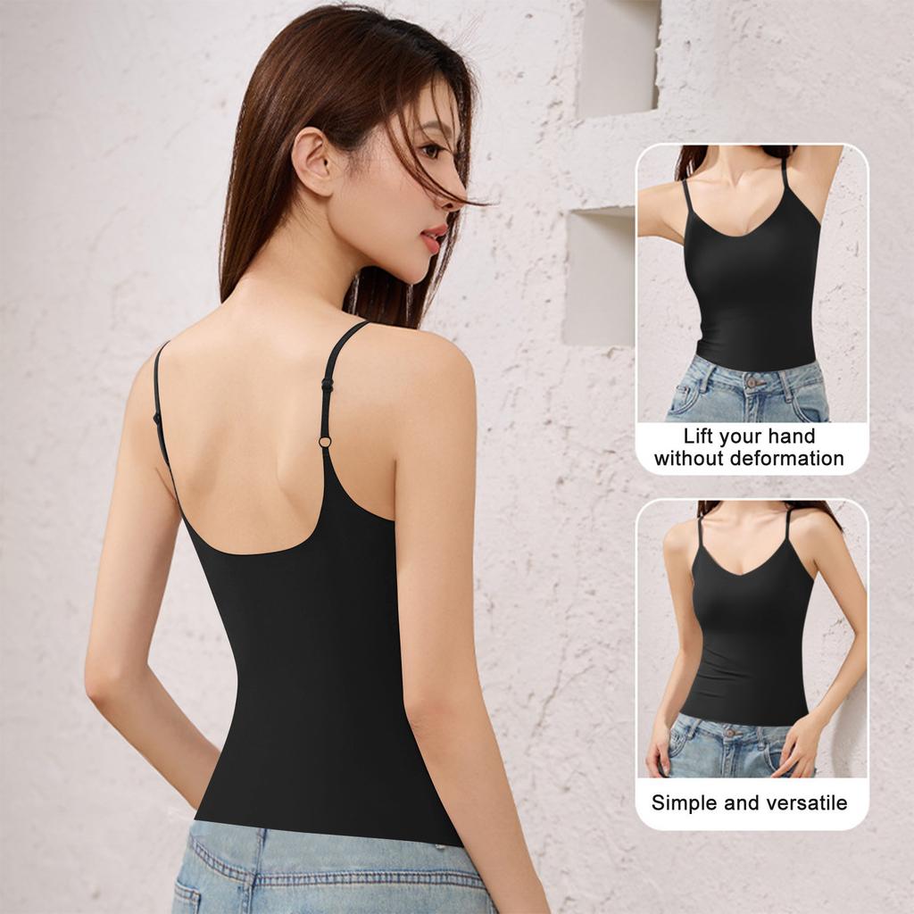 Женская однотонная рубашка с чашкой для йоги, спортивное нижнее белье, жилет