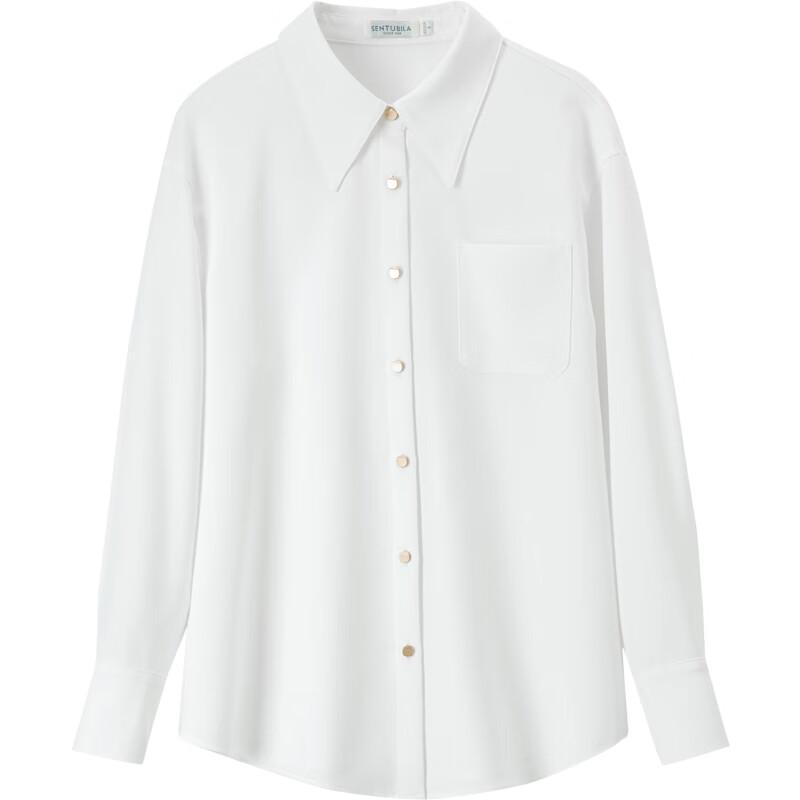 Женская рубашка SHANGDOUBILA с длинным рукавом в стиле business casual