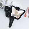 Eyelash Extension Handheld Makeup Mirror Butterfly Shaped Vanity Mirror With Plastic Handle Hand High Definition Mirror Beauty