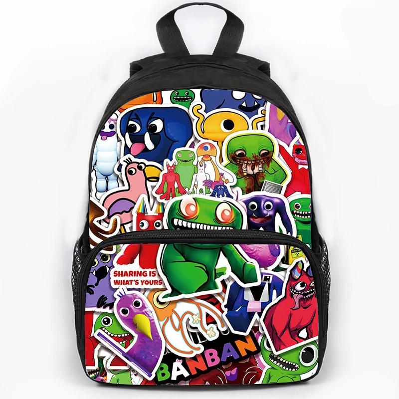 16 Inch Garten of BanBan Printed School Bags Boys Large Capacity Bag for Travel Sport Portable Students School Bags Kids Bookbag