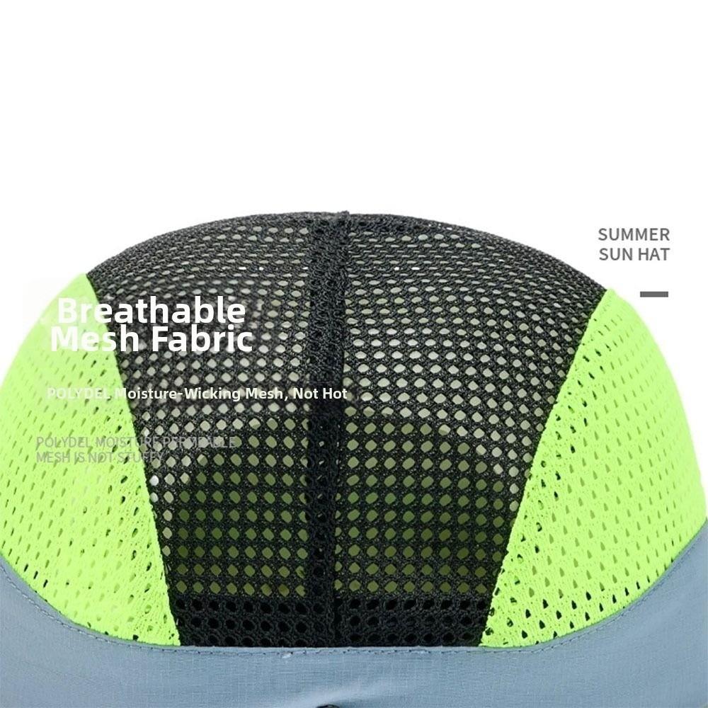 Breathable Peaked Caps Quick Drying Cycling Hats Simple Sun Hat Outdoor Camping Running