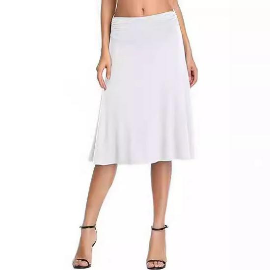 Летняя юбка для йоги из молочного шелка для женщин высокого класса в европейском и американском стиле