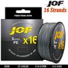 JOF X16 Улучшенная плетеная леска Суперпрочная 16 нитей Многоволоконная PE леска 500 м 25 фунтов/32 фунта/40 фунтов/55 фунтов/68 фунтов/80 фунтов/100 фунтов