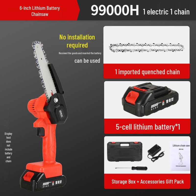 High-Power Lithium Electric Saw for Easy Pruning - Multi-Functional Tree Saw for Middle-Aged and Elderly Users