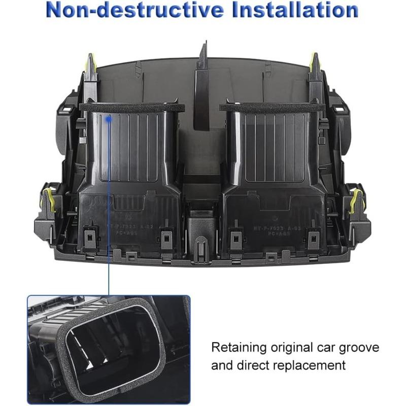 Center Dash A/C Dashboard AC Air Vent Panel Console Trim Outlet Kit for Toyota Corolla 2008 2009 2010 2011 2012 2013 Car Parts