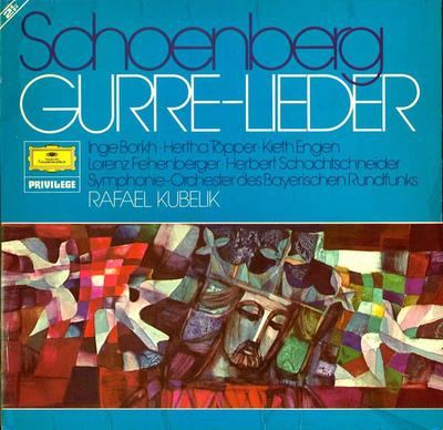 Виниловая пластинка RAFAEL KUBELIK SINFONIE ORCHESTER Шёнберг Gurrelieder 2726046 DEUTSCHE GRAMMO 1974 UK Классическая Б/У