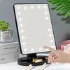 1PC Lamp Cosmetic Mirror, Square Battery Cosmetic Mirror, Touch-screen Cosmetic Mirror, Sequined Dormitory Home Perfect Choice.