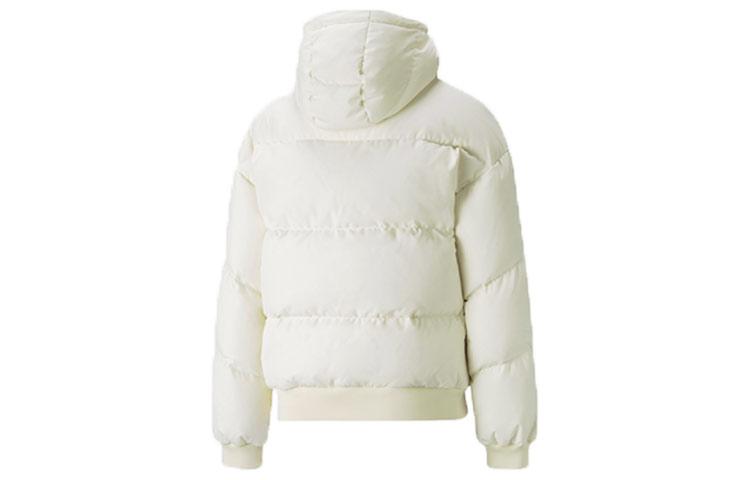 Puma CLASSICS Пуховики Женские Слоновая кость Белый С капюшоном Умеренный Другое 846431-73