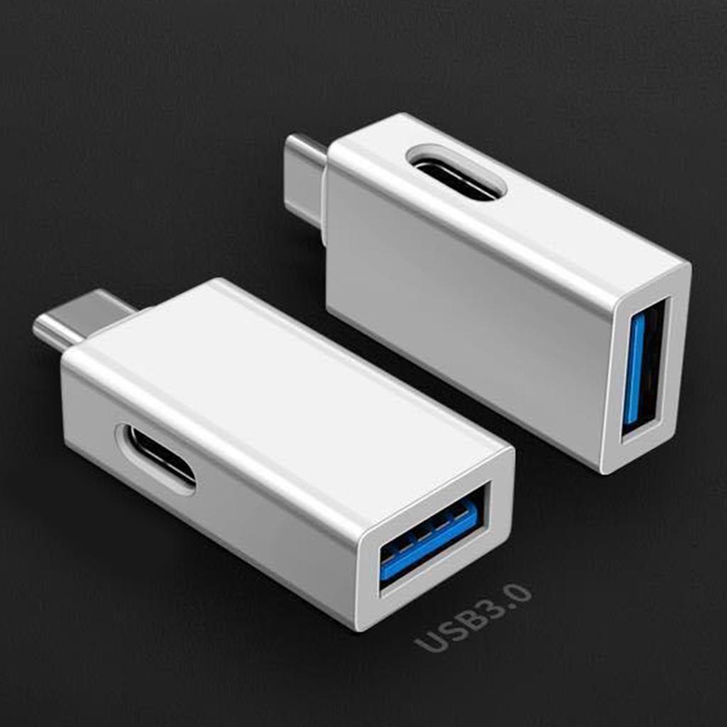 USB Type C OTG Adapter Type C USB C Male To USB 3.0 Female Converter with Charging Port For Laptop Phone OTG Connector