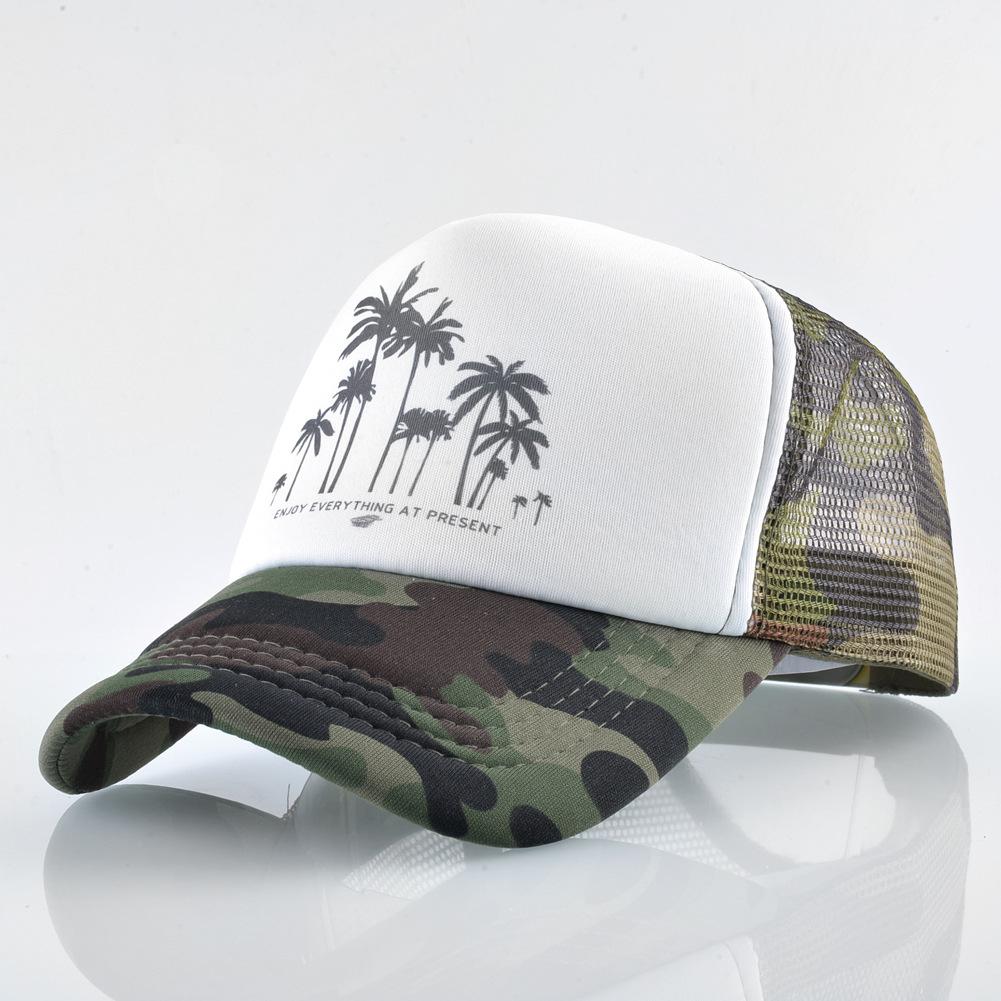 Бейсбольная кепка с сеткой Trees Mesh, летняя спортивная кепка Snapback для мужчин и женщин, модная кепка Trucker, кепка для скейтборда, хип-хоп