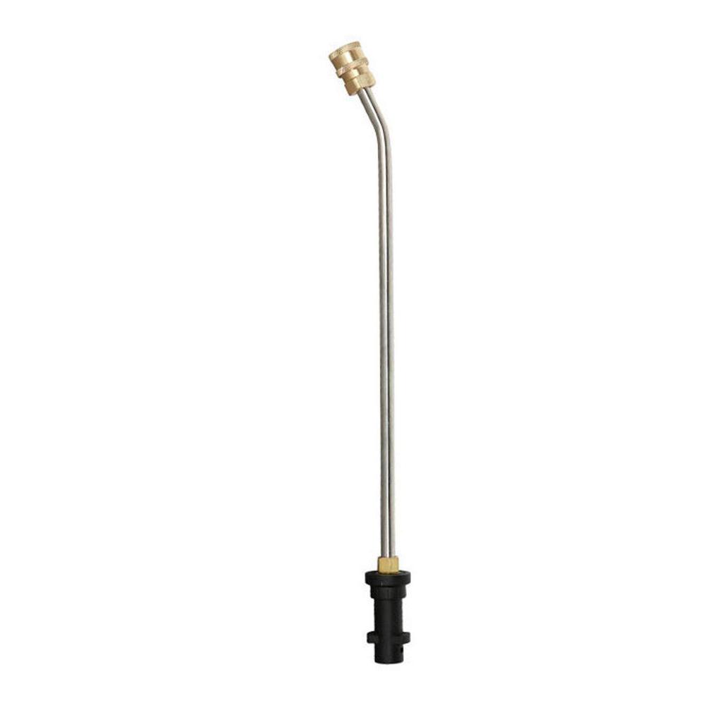 Pressure Washer Gutter Cleaner Attachment, Stainless Steel Angled Extension Wand Replacement for Karcher K2 K3 K4 K5 K6 K7,
