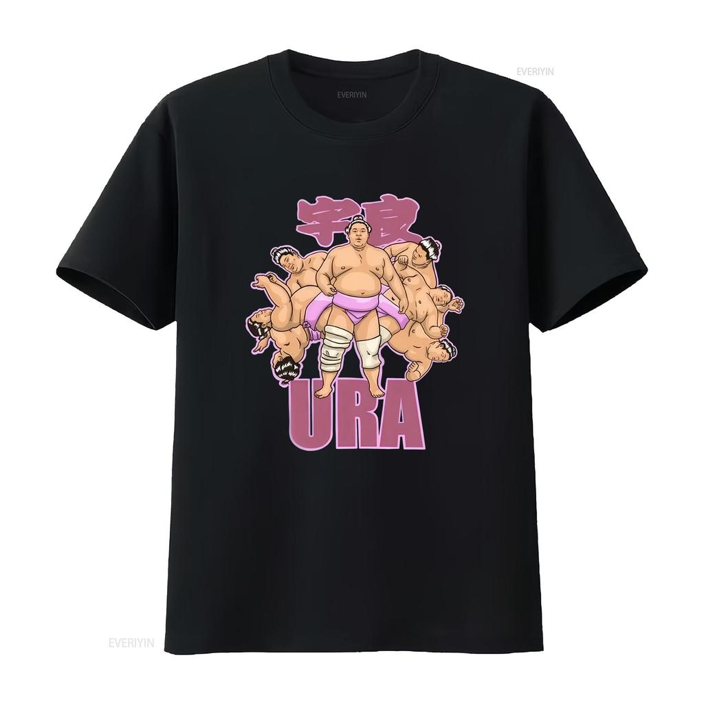 Ura Sumo Wrestler Essential T Shirt Size S 5xl Vintage Washed Breathable Fashion Designer Clothes Slightly Casual Vintage Soft